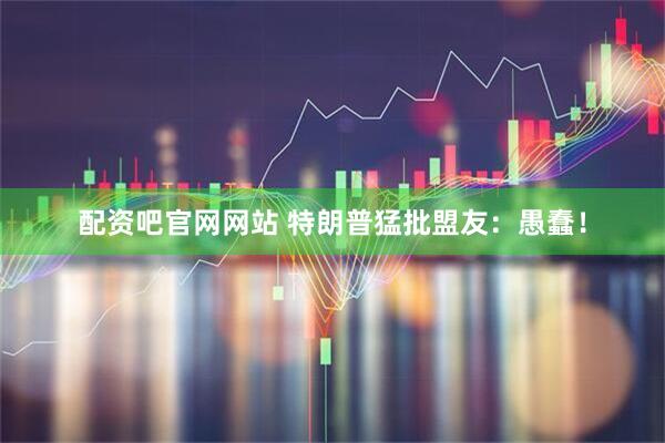 配资吧官网网站 特朗普猛批盟友：愚蠢！